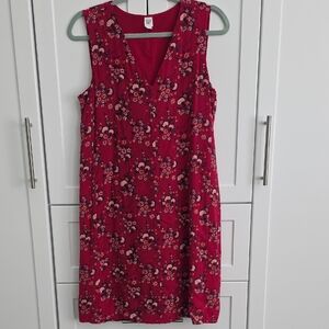 GAP Red Floral Mini Dress